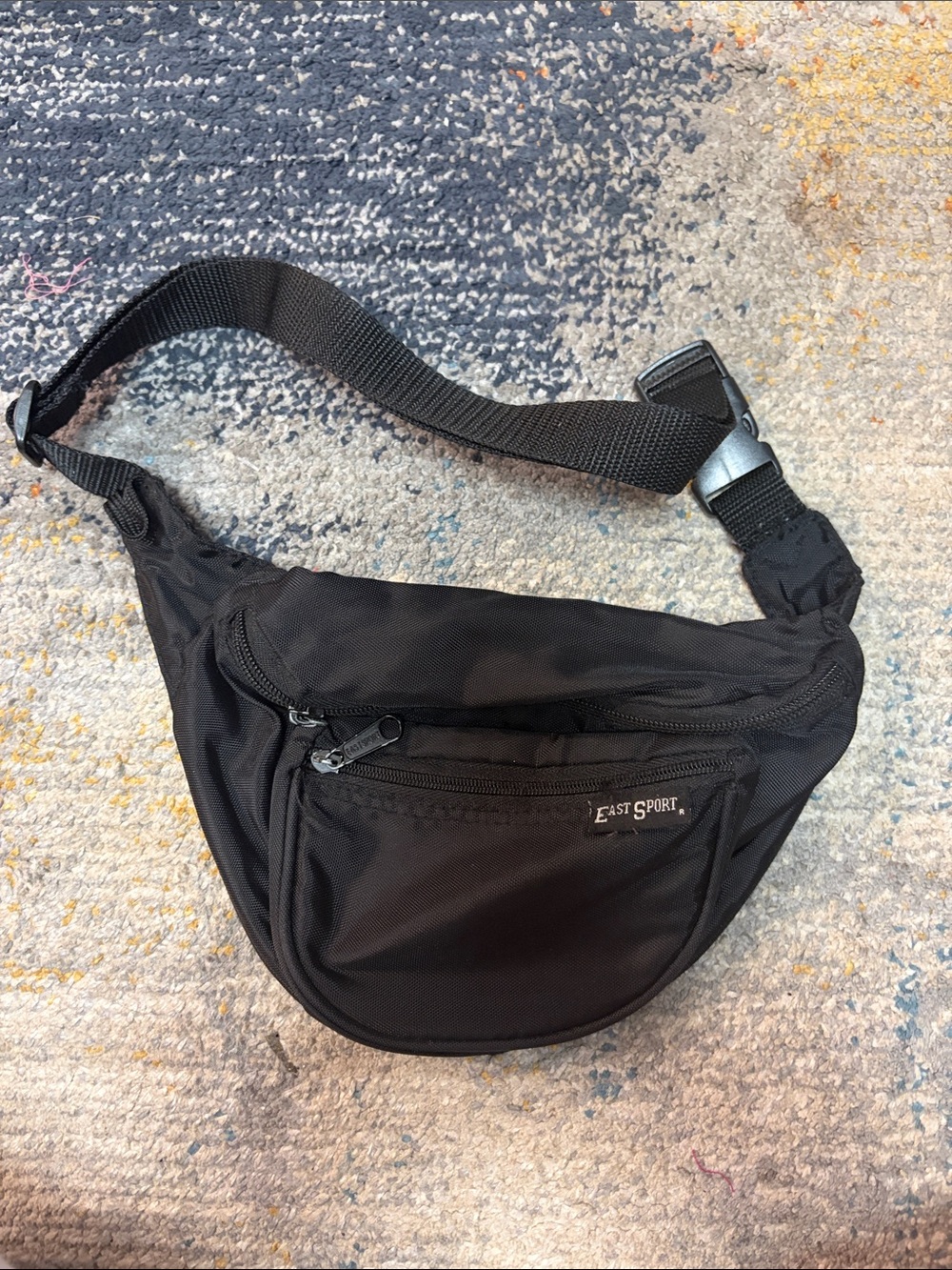 East Sport Black Men's Belt Bag - Compact Waist Pack